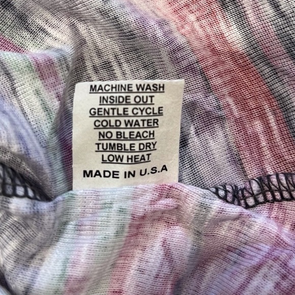 Bright Striped Long Sleeve Top With Matching Infinity Scarf - Picture 6 of 6